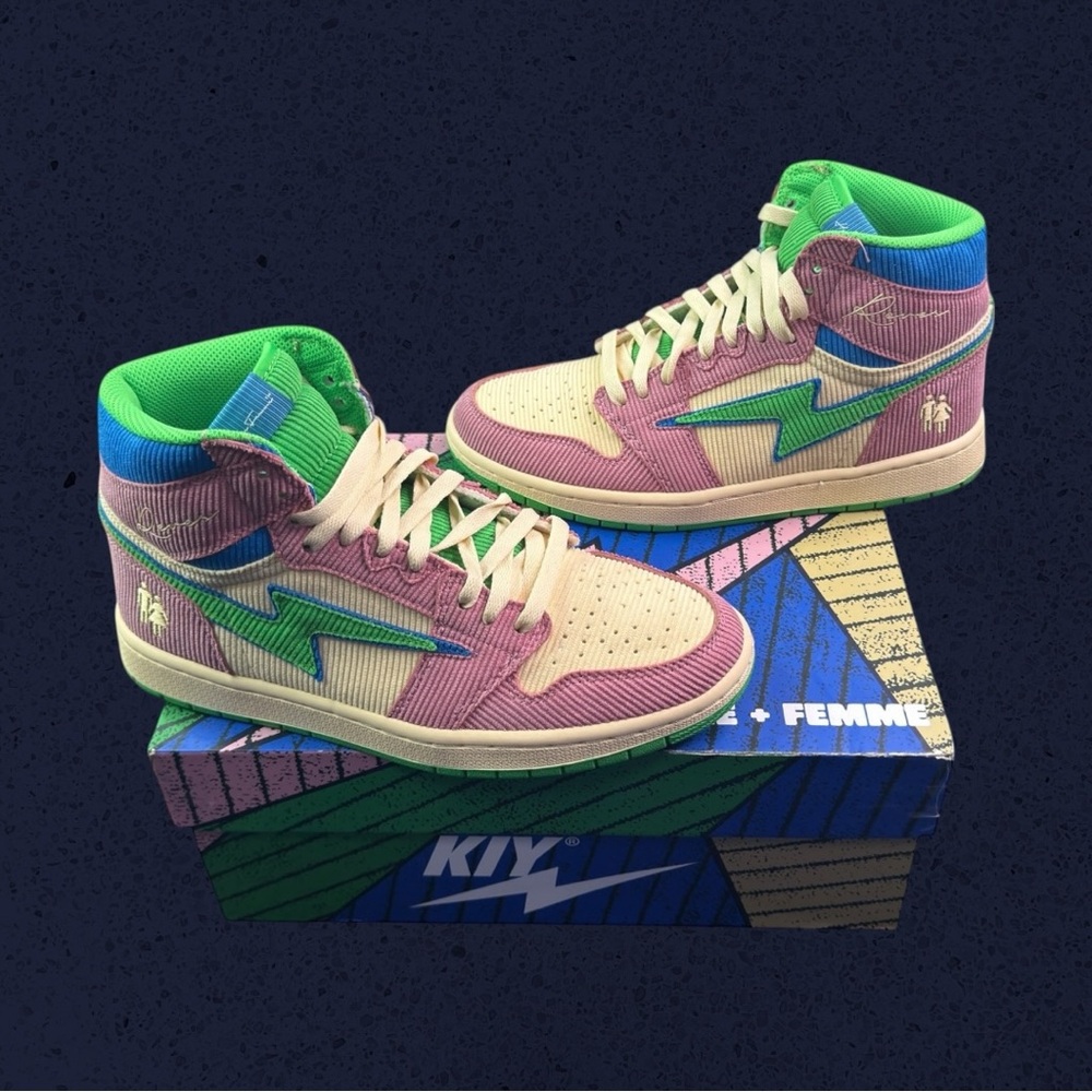 Kool KIY x Homme Femme Air Kiy Reeves Paris Men’s Size 7.5